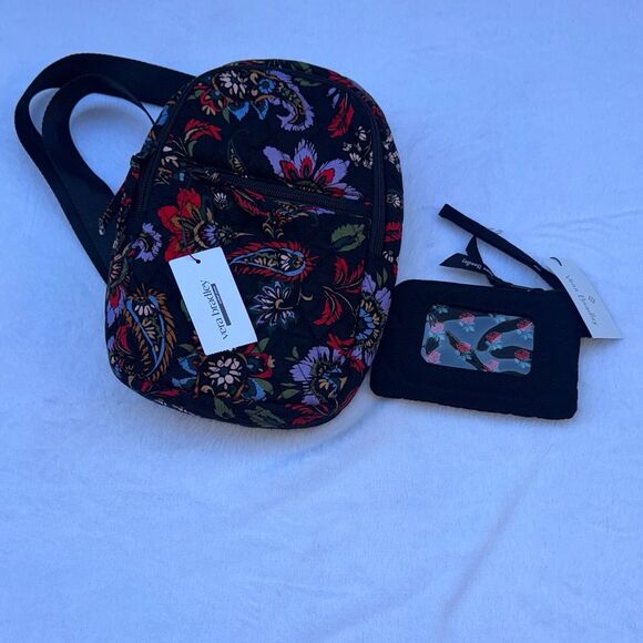 Vera Bradley Outlet Cotton Essential Sling Backpack & RFID Zip-Top ID Case main image 12